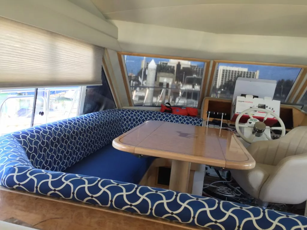 Marine upholstery work Dubai
