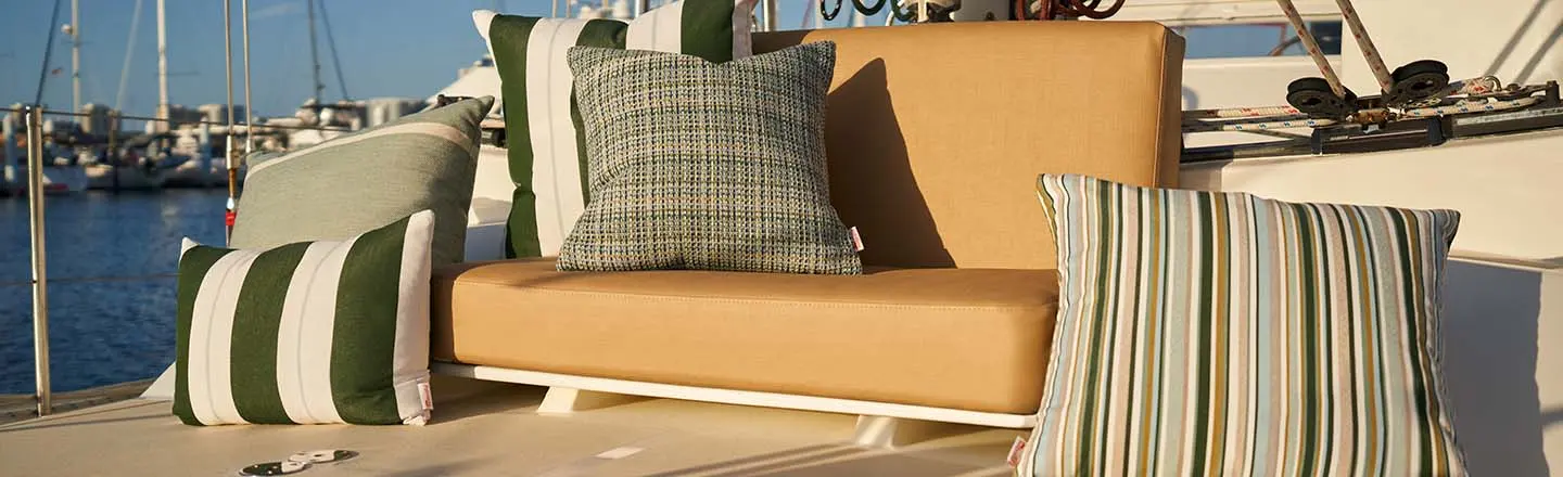 Marine upholstery banner